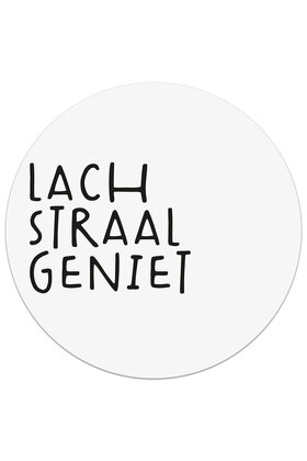 Tuincirkel wit - Lach Straal Geniet