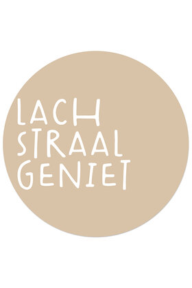 Tuincirkel zand - Lach Straal Geniet