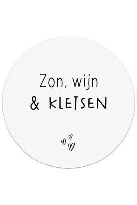 Tuincirkel wit - Zon, wijn & kletsen