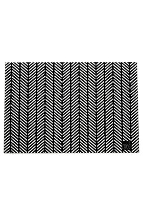 Deurmat zwart 40x60 cm – met grafisch patroon | Zoedt