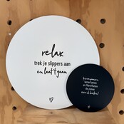 Magazijn sale - set van 2 muurcirkels (buiten ) 40 en 20 cm SET13