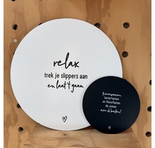 Magazijn sale - set van 2 muurcirkels (buiten ) 40 en 20 cm SET13