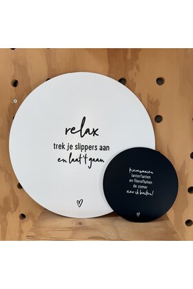 Magazijn sale - set van 2 muurcirkels (buiten ) 40 en 20 cm SET13