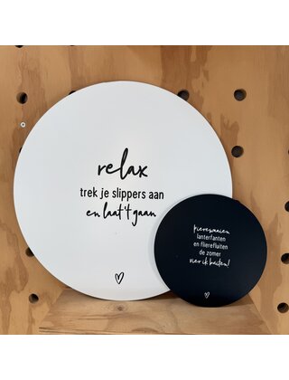 Magazijn sale - set van 2 muurcirkels (buiten ) 40 en 20 cm SET13