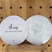 Magazijn sale -  set van 2 muurcirkels (binnen ) 30 cm SET7