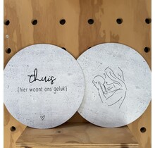 Magazijn sale -  set van 2 muurcirkels (binnen ) 30 cm SET7