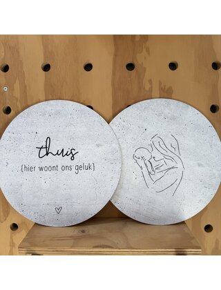 Magazijn sale - set van 2 muurcirkels (binnen ) 30 cm SET7