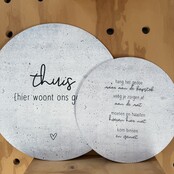 Magazijn sale - Set van 2 muurcirkels binnen (30 en 40 cm) SET10