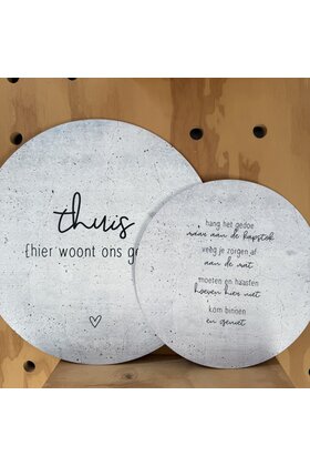 Magazijn sale - Set van 2 muurcirkels binnen (30 en 40 cm) SET10