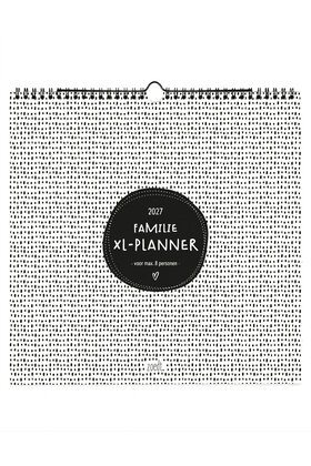 XL Familieplanner 2027 – extra grote planner voor gezinnen