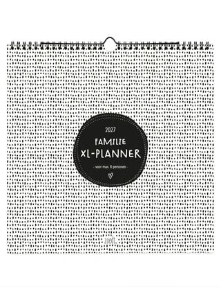 XL Familieplanner 2027 – extra grote planner voor gezinnen