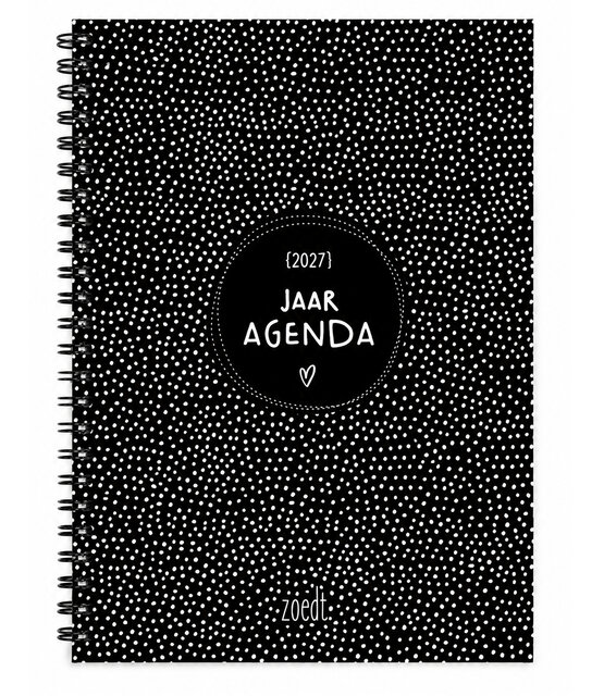 PRE-ORDER - Zoedt Jaaragenda 2027 – ringband agenda met weekoverzicht