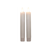 LED dinerkaarsen kort – set van 2