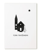 Kerstkaart A6 ‘Fijne feestdagen’ – lieve kerstkaart