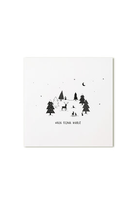 Kerst cadeaukaartje – Hele fijne kerst