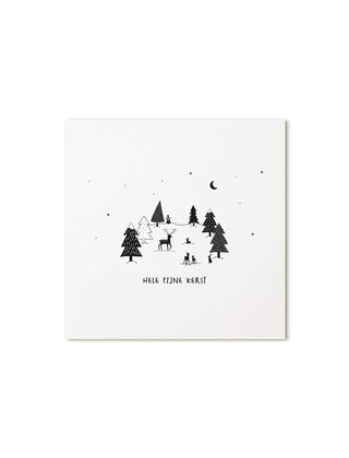 Kerst cadeaukaartje – Hele fijne kerst