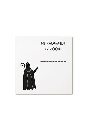 Sinterklaas cadeaukaartje