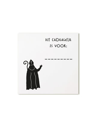 Sinterklaas cadeaukaartje