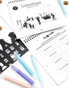 PRE-ORDER Sinterklaas aftelkalender & doeboek – aftellen tot pakjesavond voor kinderen 4-7 jaar