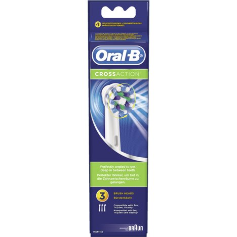 Oral B Opzetborstels Cross Action 3 Stuks oral b kopen in de aanbieding Oral B Opzetborstels Cross Action 3 Stuks oral b kopen in de aanbieding
