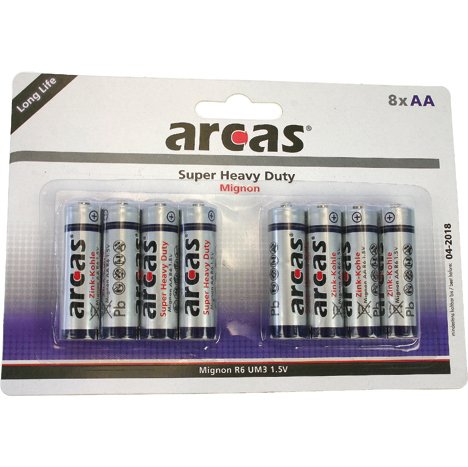 Arcas Batterijen R06 Mignon Aa 8Stuks arcas kopen in de aanbieding Arcas Batterijen R06 Mignon Aa 8Stuks arcas kopen in de aanbieding