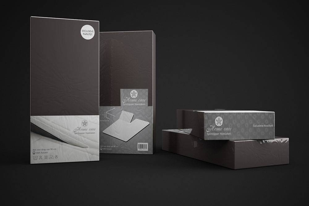 Homecare Hoeslaken Splittopper Katoen Antraciet homecare kopen in de aanbieding