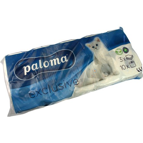 Paloma Toiletpapier 3 Laags 10X150 Stuks Decor paloma kopen in de aanbieding Paloma Toiletpapier 3 Laags 10X150 Stuks Decor paloma kopen in de aanbieding