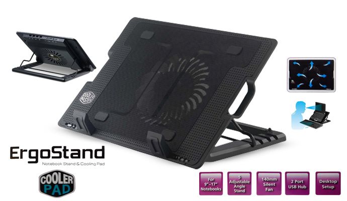 Neckermann Laptopstandaard Met Ventilator M25 neckermann kopen in de aanbieding
