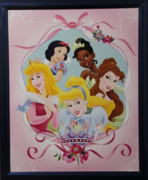 Disney Princess Poster Met Lijst 46X555 disney princess kopen in de aanbieding