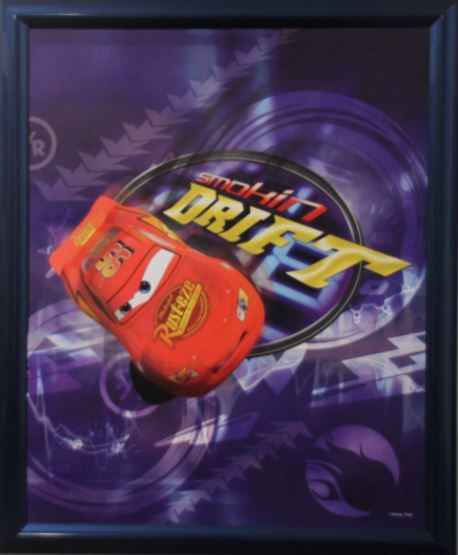 Disney Cars Poster Met Lijst 46X555 disney cars kopen in de aanbieding