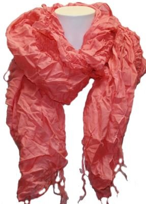 Romano Dames Sjaal Roze Met Franje romano kopen in de aanbieding