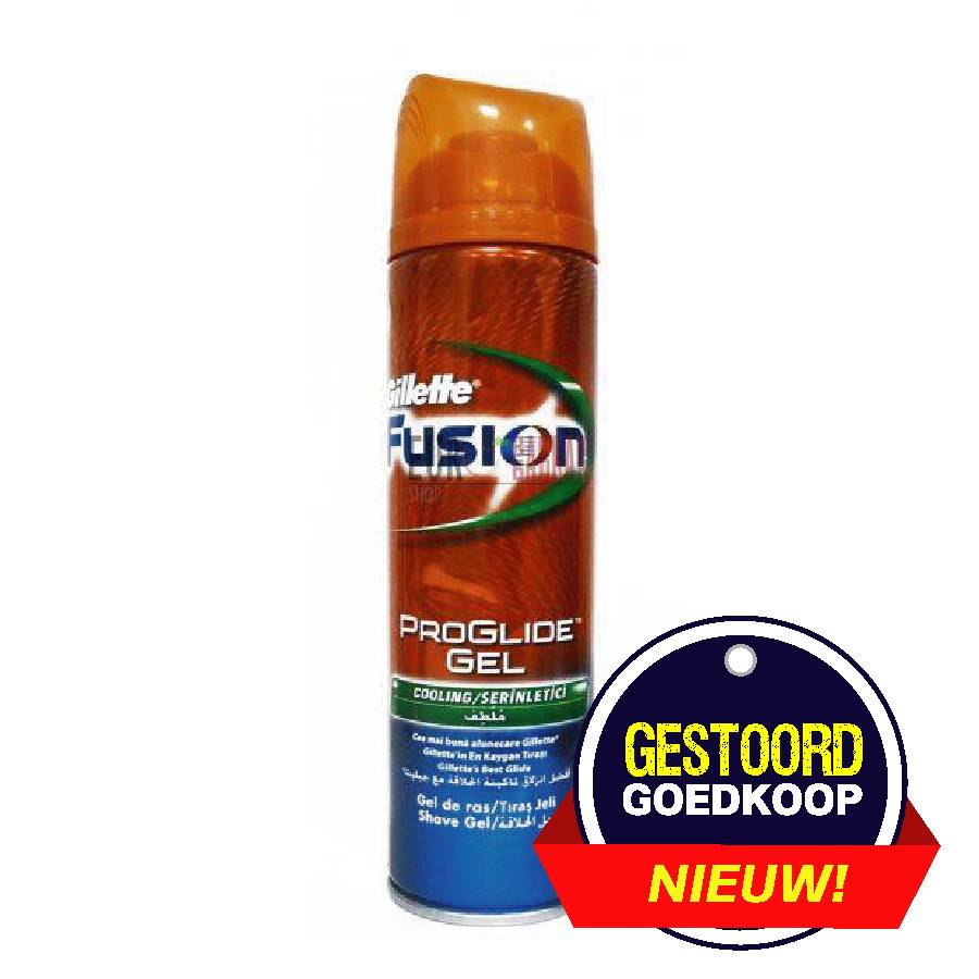 Gillette Fusion Proglide Cooling Scheergel 200 Ml gillette kopen in de aanbieding