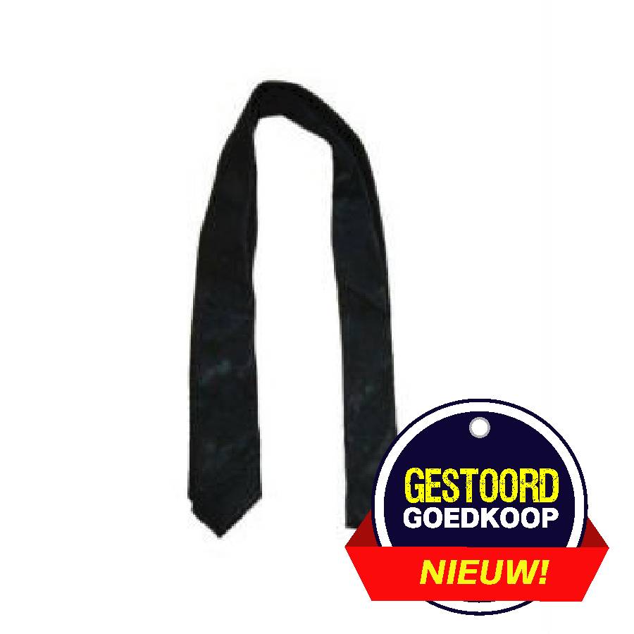 Clockhouse Stropdas Smal Zwart Met Rozen Motief clockhouse kopen in de aanbieding