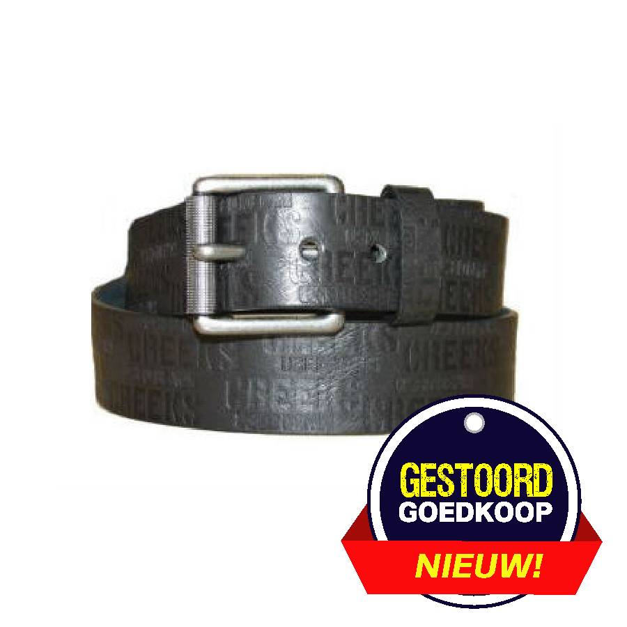 Young Spirit Riem Zwart Met Stoere Gesp young spirit kopen in de aanbieding