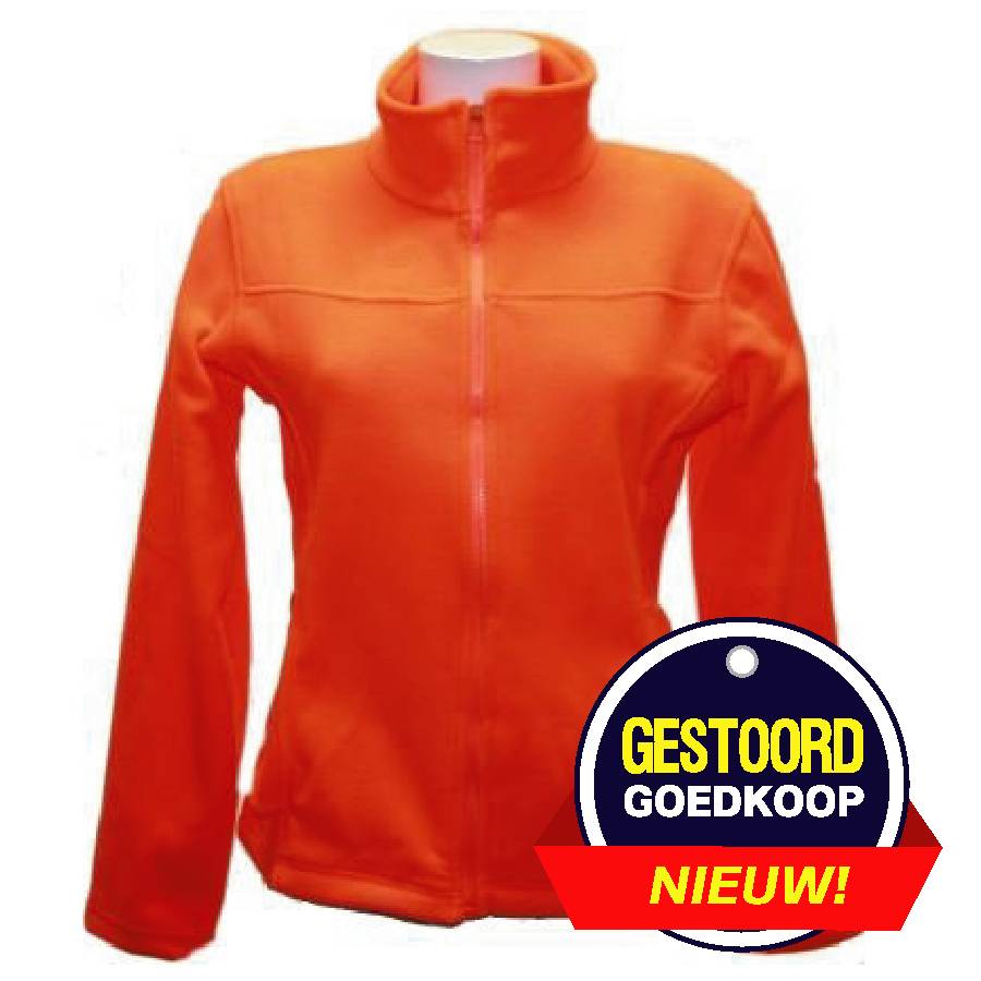 Lemon Soda Fleece Vest Fluor Oranje lemon soda kopen in de aanbieding