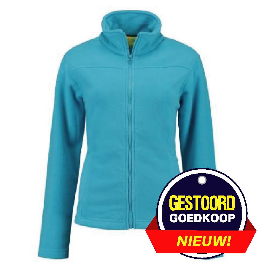 Lemon Soda Fleece Vest Licht Blauw lemon soda kopen in de aanbieding