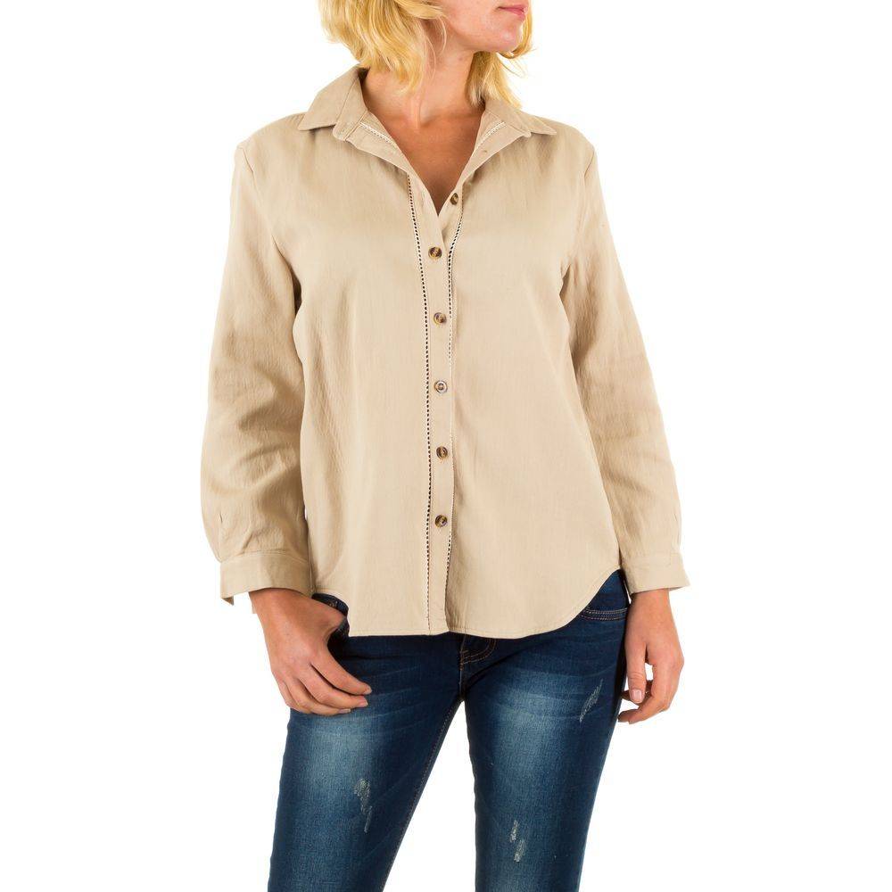 Dames Blouse Van By Julie Beige by julie kopen in de aanbieding
