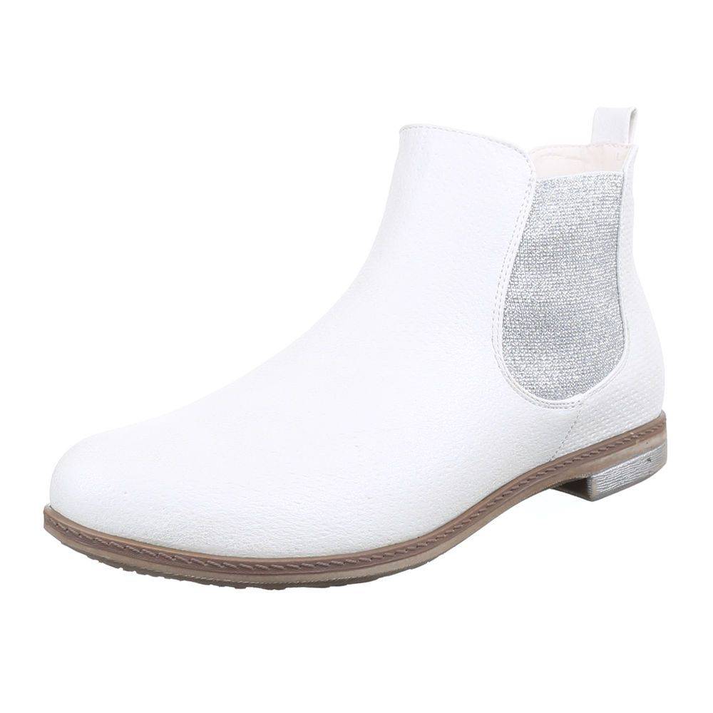 Neckermann Dames Enkelaarzen Wit neckermann kopen in de aanbieding