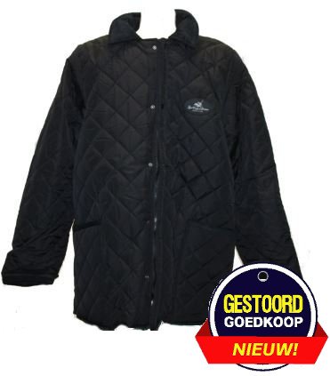 Neckermann Klassieke Polo Jas Zwart neckermann kopen in de aanbieding