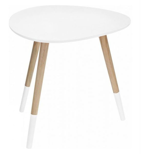 Neckermann Bijzettafel Mdf Ei Vorm 48X40 neckermann kopen in de aanbieding