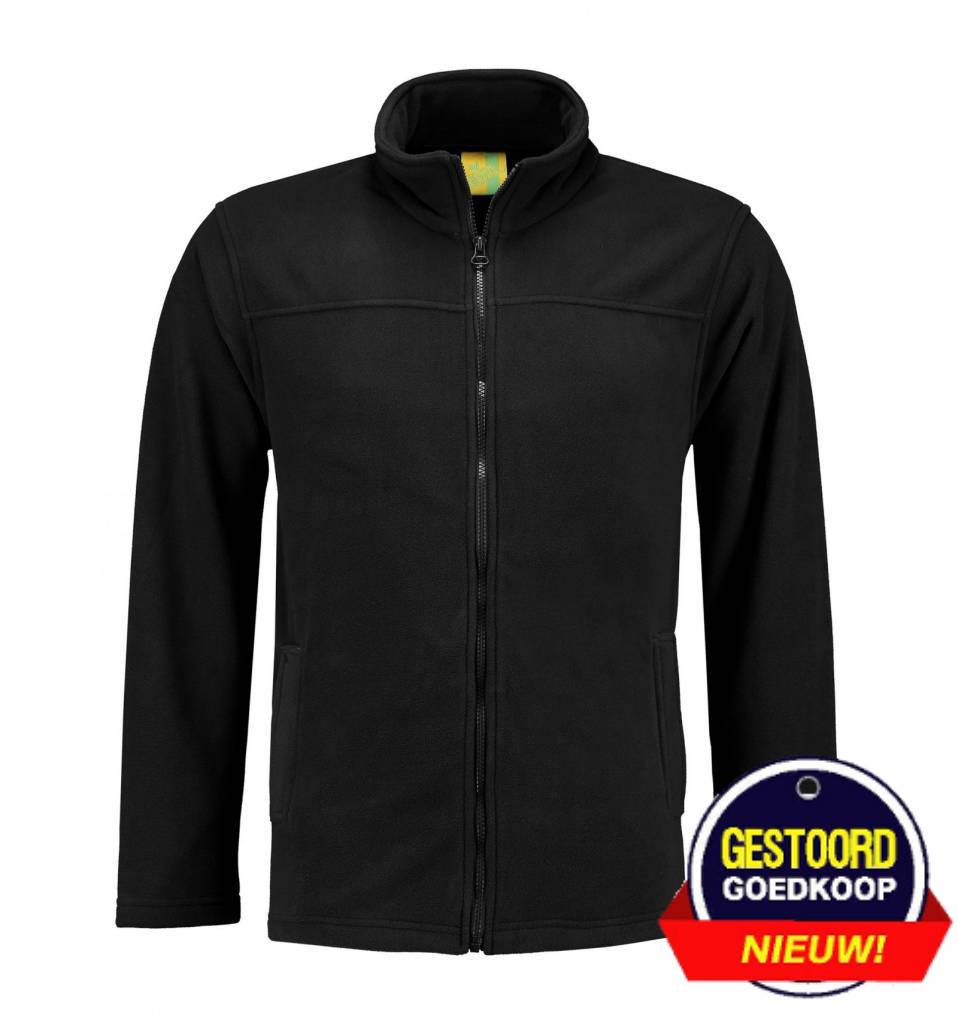 Lemon Soda Fleece Vest Zwart lemon soda kopen in de aanbieding