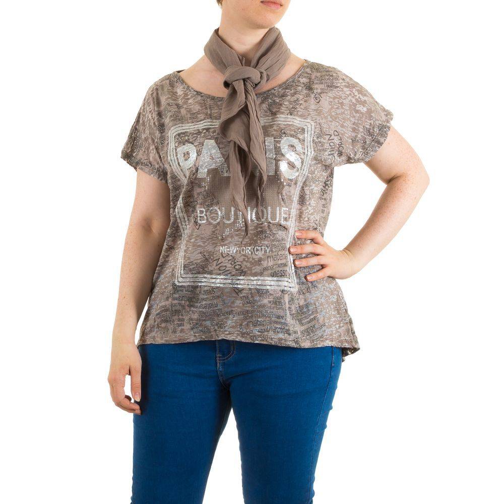 Neckermann Dames Shirt One Size Bruin neckermann kopen in de aanbieding