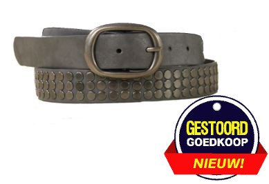 Young Spirit Riem Dun Grijs Met Ronde Studs young spirit kopen in de aanbieding