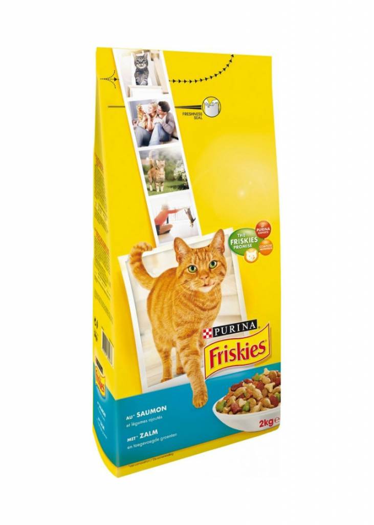 Purina Friskies Zalm En Groenten 2 Kg purina kopen in de aanbieding