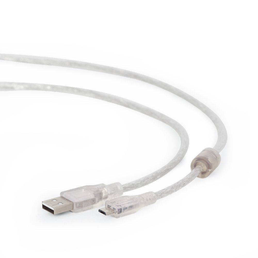 Cablexpert Usb Kabel Amicrob 18 Meter Transparant cablexpert kopen in de aanbieding