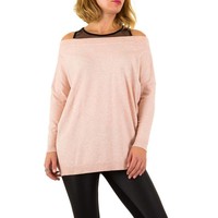 Damen Pullover von Moewy Gr. one size - rose