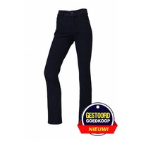 Dames broek comfort fit met stretch donker-blauw