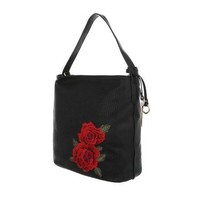 Damen Schultertasche-black