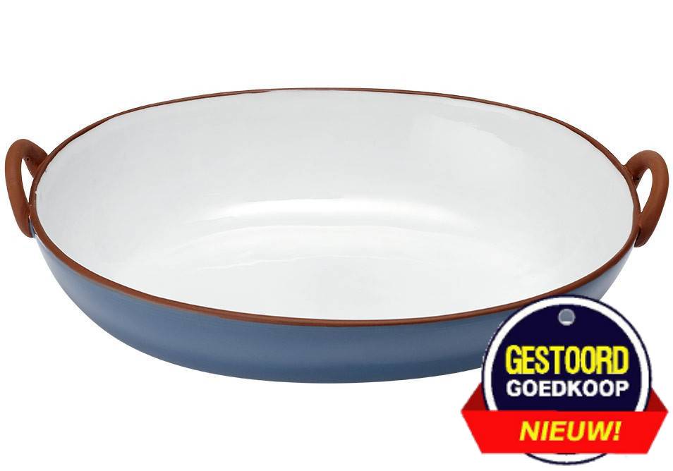 Ladelle Tapas Terracotta Ovenschaal 40X255X105 Cm Blauw ladelle kopen in de aanbieding