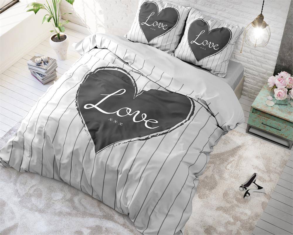 Sleeptime Dekbedovertrek Big Love Wit sleeptime kopen in de aanbieding